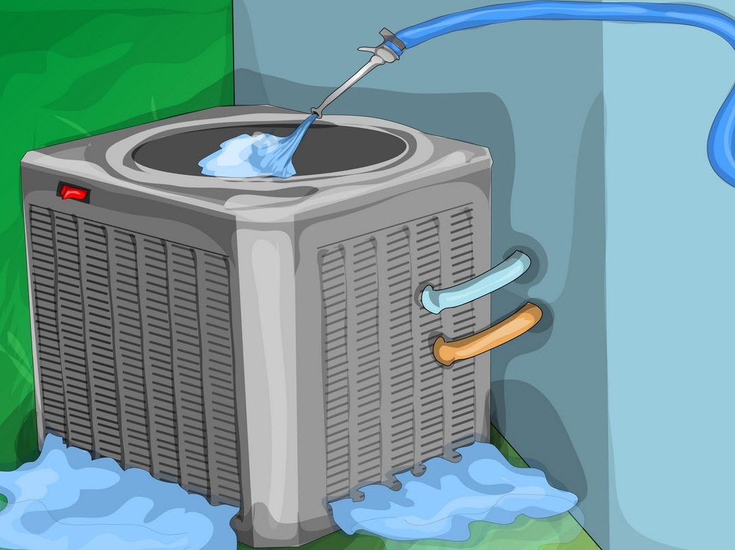 Drugi način čišćenja klima uređaja, peti korak
