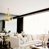 Bright classic living room