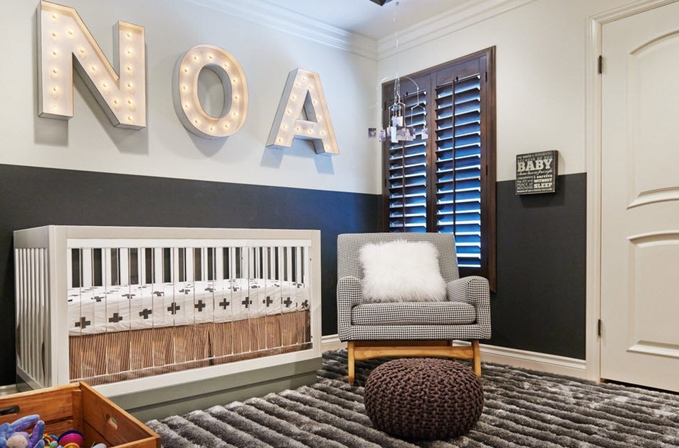 Una acogedora habitación para un bebé adulto.
