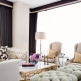 Klasický dizajn interiéru obývacej izby