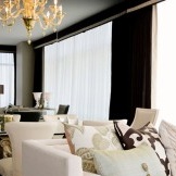 Klasický design interiéru obývacího pokoje