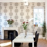 Patrón de papel tapiz floral
