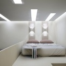 Stylish room in white tones