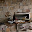 Kitchen decoration with stone