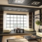 Sala de estar de estilo japonés