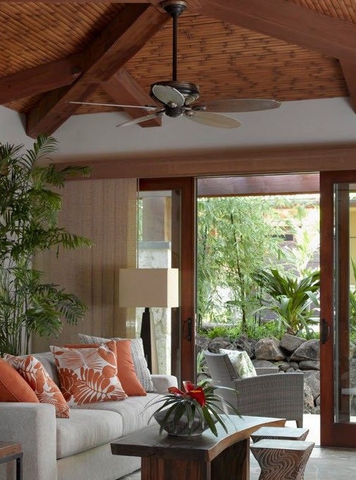 Tropical style in the interior
