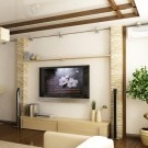 Foto de diseño de sala de estar de estilo japonés