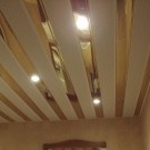 Slatted ceiling for home