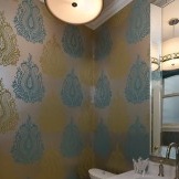 Διακόσμηση τοίχου τουαλέτας