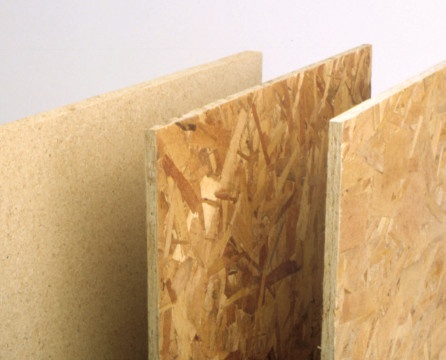 How is fiberboard different from chipboard