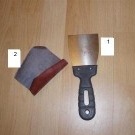 How to remove paint with a spatula