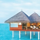 Vann bungalow maldivene