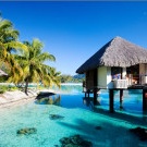 Maledivy hotely vodní bungalovy