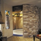 Wall decoration with artificial stone