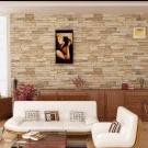 Decorative wall decoration with artificial stone