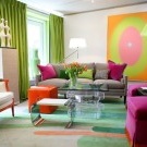 Kompetent kombination af farve på møbler og vægge