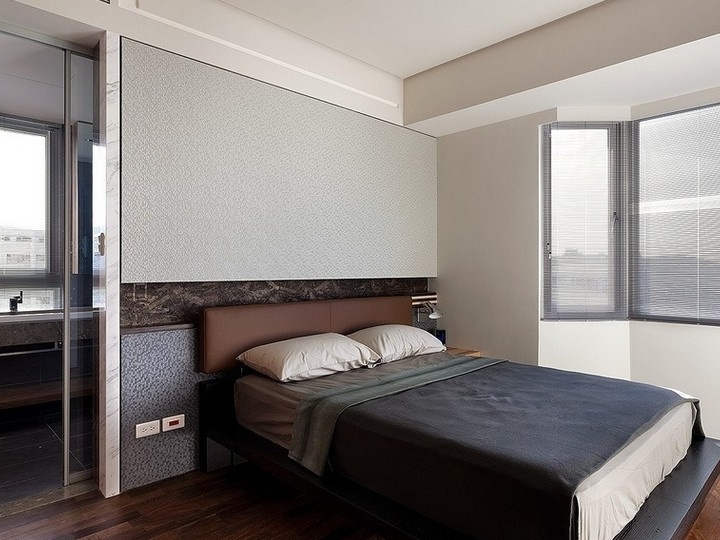Kolory minimalizmu sypialni