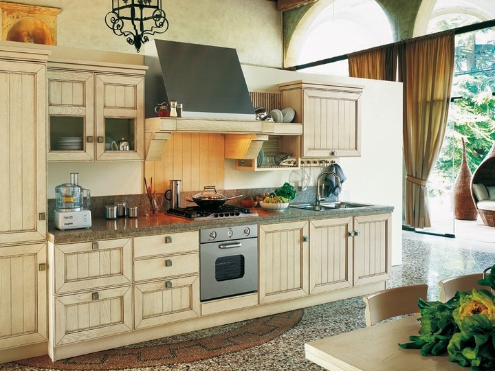 Furnishing a country style kitchen