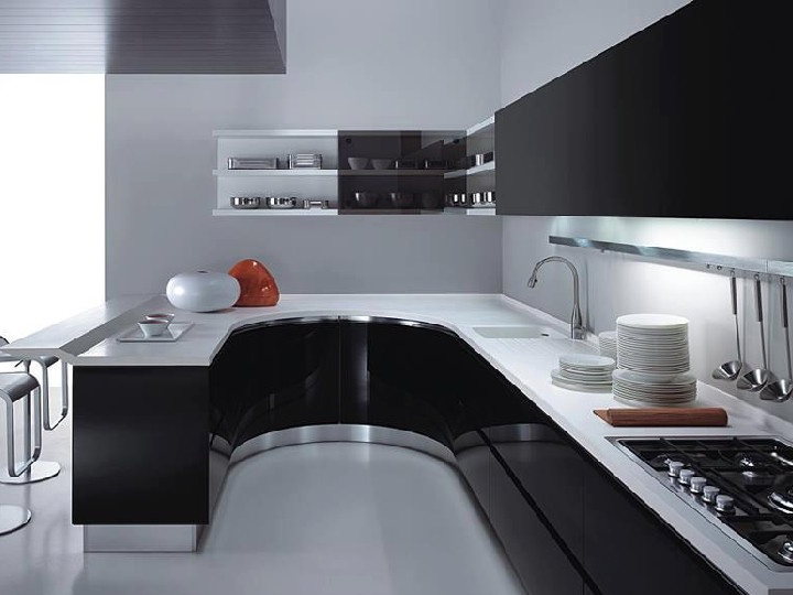 Dizaino virtuvės moderni nuotrauka