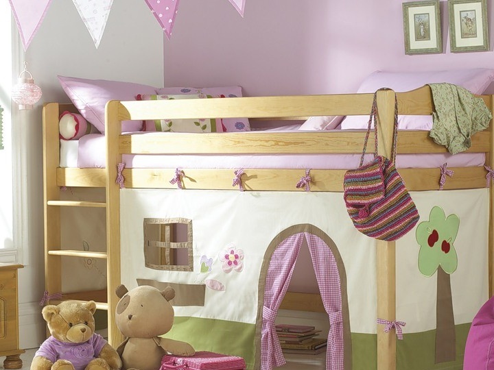 Modernas habitaciones infantiles para niñas photo