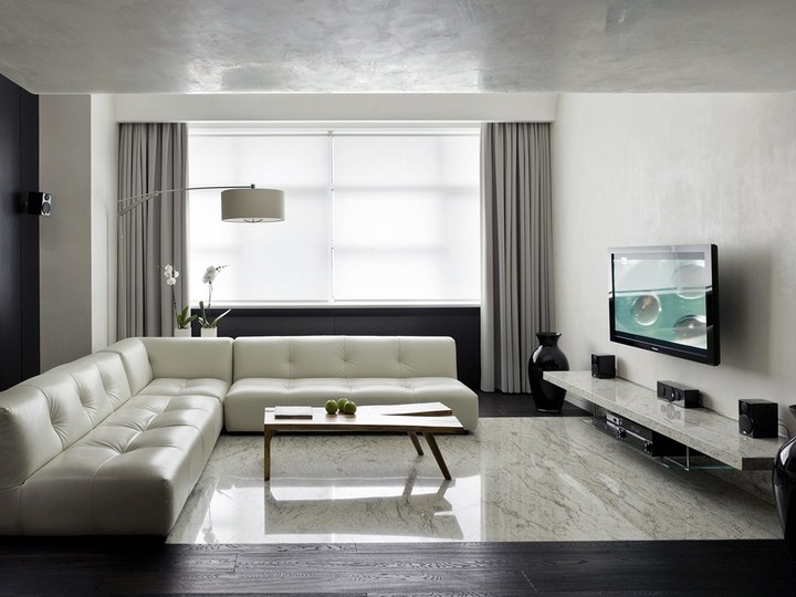 Moderní nábytek obývací pokoj fotografie