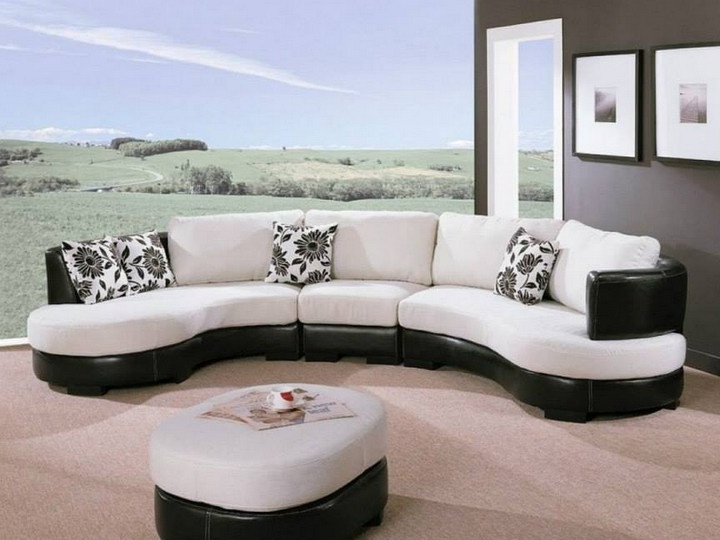 Muebles de tapicería de esquina de diseño de sala de estar