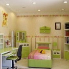 Furniture for a nursery for a boy