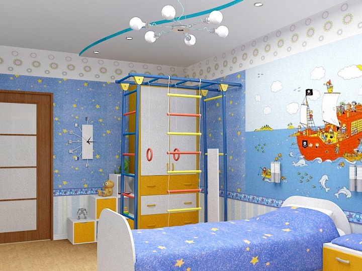 Color of a nursery for the boy