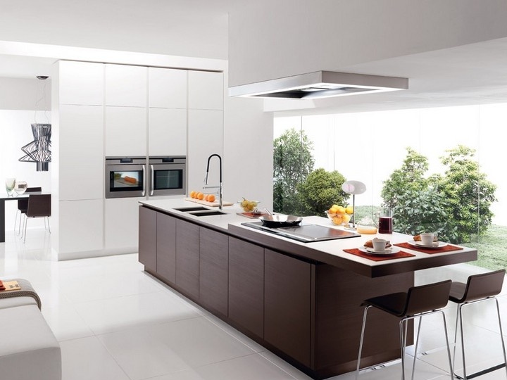 Kjøkkeninnredning i minimalistisk stil