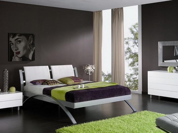 Dizajn fotografije spavaće sobe minimalizam