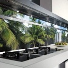 Avental de cozinha em vidro orgânico
