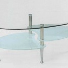 Dekorasjon av glassmøbler