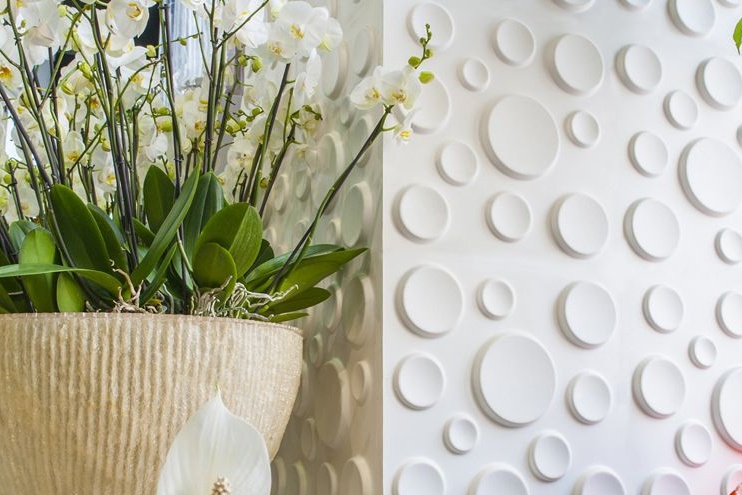 3d wall panels in the interior