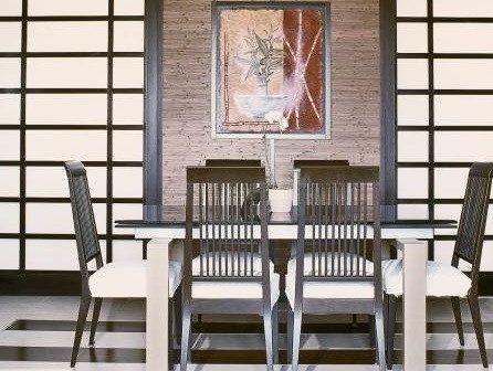 Japanese style in the interior of the apartment