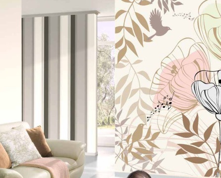 What are the wallpapers: how to care and glue