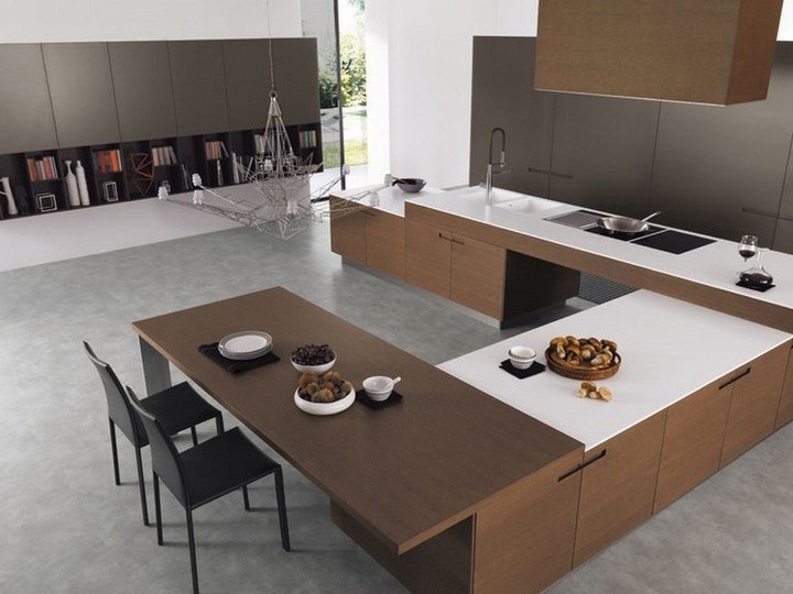 Mutfak / mini yemek odası minimalizmi