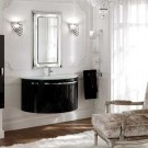 Black bathroom furniture photo