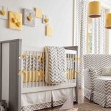 Diseña una habitación para el bebé en la foto