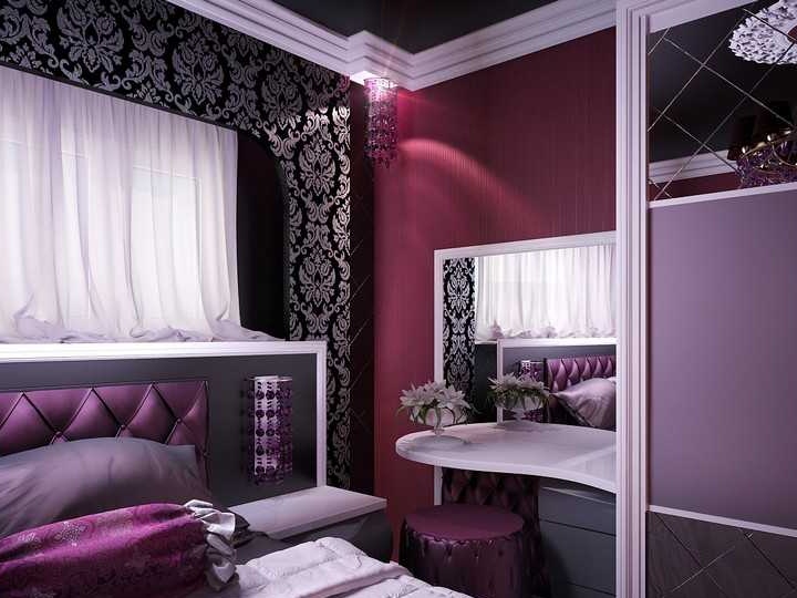 Farbe im Art Deco Schlafzimmer