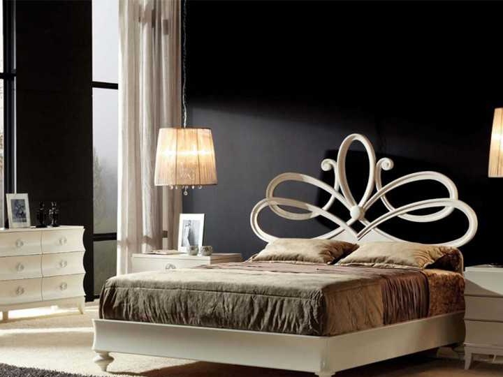 Guļamistabas mēbeles art deco stila fotoattēlā