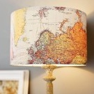 Floor lamp map