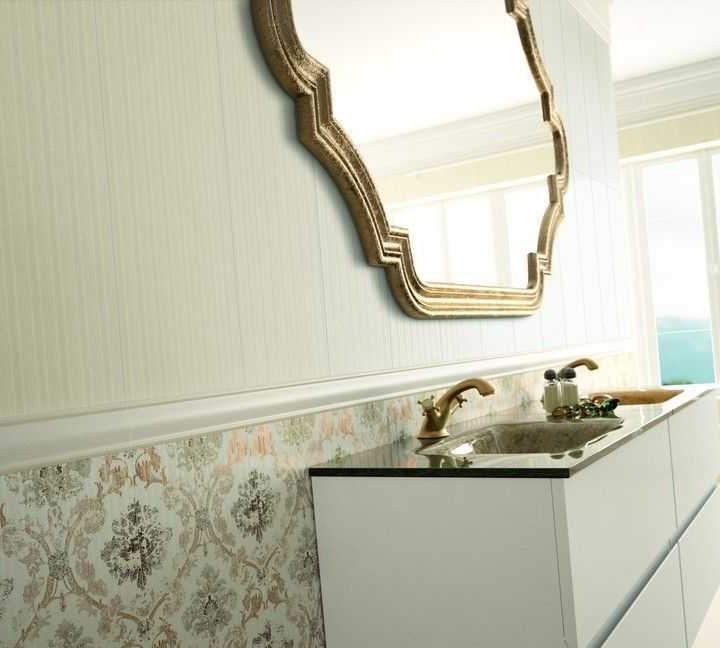 Vintage badeværelse spejl