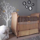Opcije dizajna za spavaću sobu za dijete na fotografiji