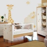 Arrangementet og utformingen av rommet for babyen