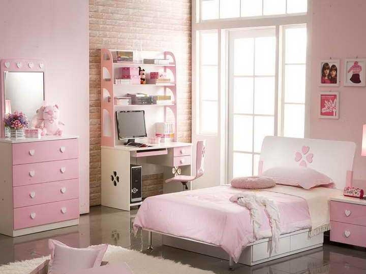 Dizajn spavaće sobe za fotografiju kćeri