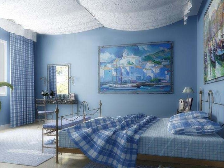 Blått rum