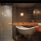 Φωτισμός στο μπάνιο Art Deco φωτογραφία