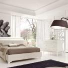 Art Deco yatak odasında güzel mobilya