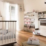 Zoneamento de um quarto infantil e sala de estar