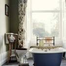 Photo vintage intérieur de salle de bain